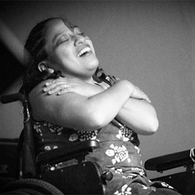 lady in a wheelchair